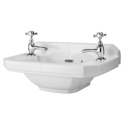 Richmond 515mm Cloakroom Basin with 2 Tap Holes