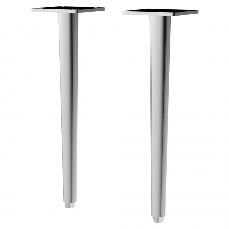 Wall Hung Vanity Decorative Leg Set - Chrome