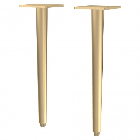 Wall Hung Vanity Decorative Leg Set - Brushed Brass