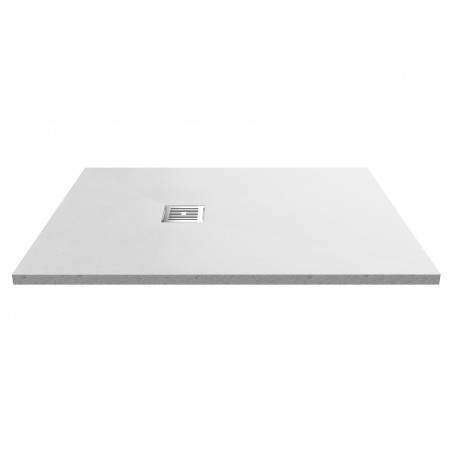 White Slate Slimline Rectangular Shower Tray 1200 x 900mm