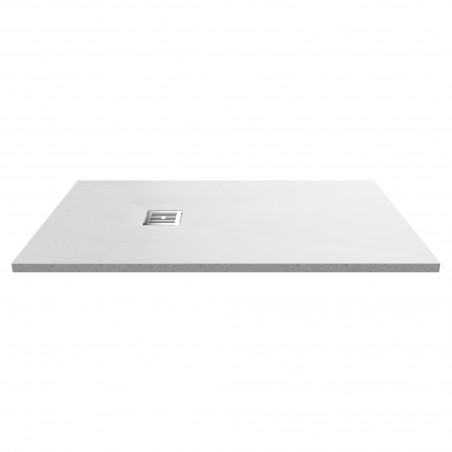 White Slate Slimline Rectangular Shower Tray 1400 x 800mm