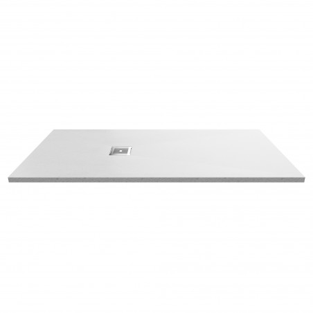 White Slate Slimline Rectangular Shower Tray 1700 x 800mm