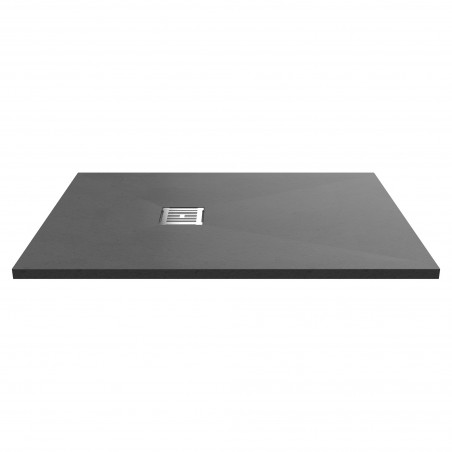 Grey Slate Slimline Rectangular Shower Tray 1200 x 800mm