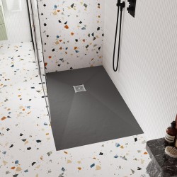 Grey Slate Slimline Rectangular Shower Tray 1400 x 800mm