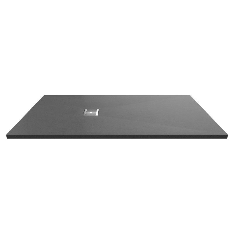 Grey Slate Slimline Rectangular Shower Tray 1700 x 900mm