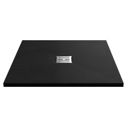 Black Slate Slimline Square Shower Tray 900 x 900mm