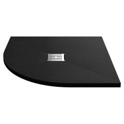 Black Slate Slimline Quadrant Shower Tray 900 x 900mm