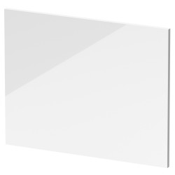 700mm Square Shower Bath End Panel - Gloss White