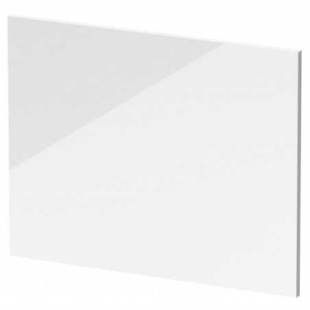 700mm Square Shower Bath End Panel - Gloss White