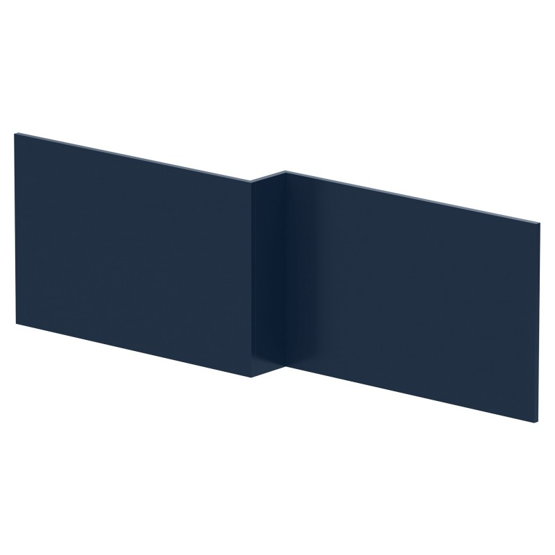 1700mm Square Shower Front Bath Panel - Midnight Blue