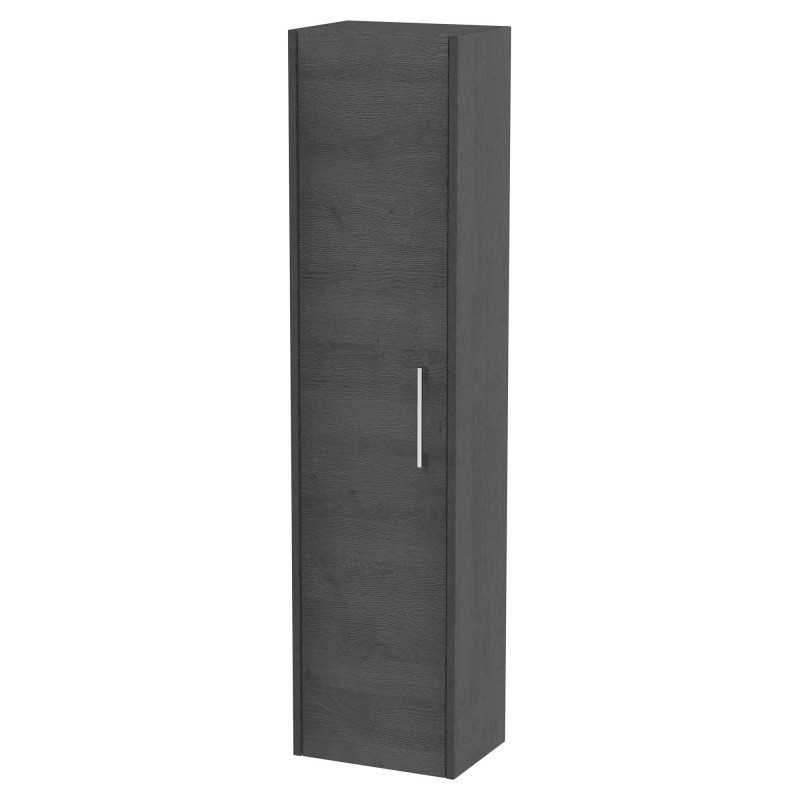 Juno Graphite Grey Wall Hung 350 x 1433mm Bathroom Cabinet Juno Graphite Grey Wall Hung 350 x 1433mm Bathroom Cabinet