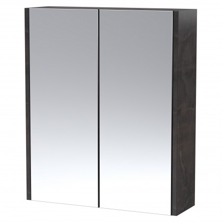 Juno 600mm Mirror Unit (50/50) - Metallic Slate