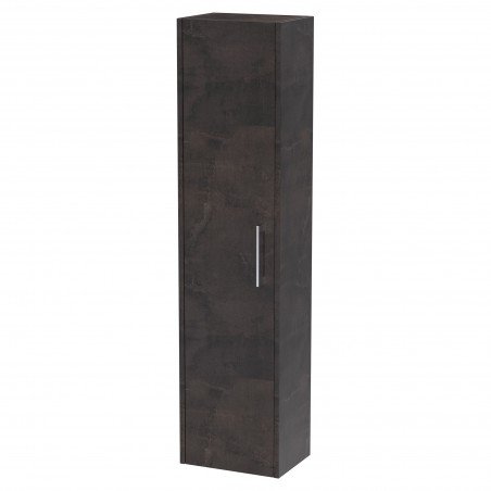 Juno 350mm Wall Hung Tall Storage Unit - Metallic Slate