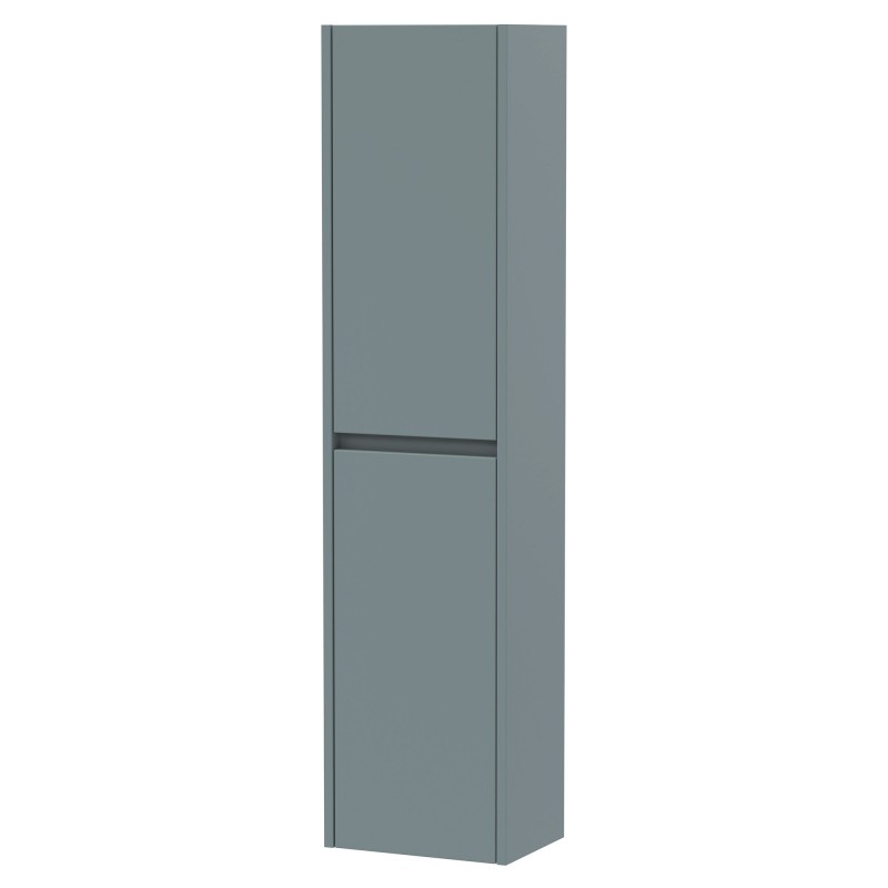 Havana 350mm Wall Hung 2 Door Tall Storage Unit - Gra[hite Grey Havana 350mm Wall Hung 2 Door Tall Storage Unit - Gra[hite Grey