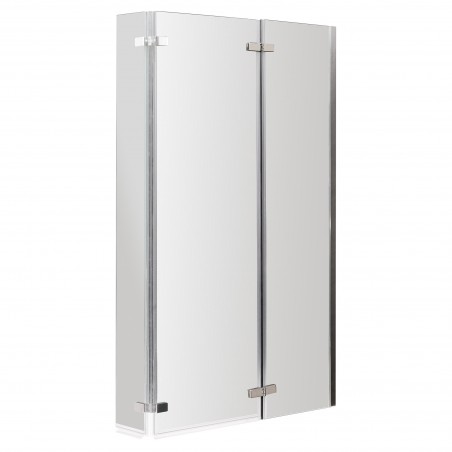 Quattro Bath Screen Double Hinged 812mm x 1400mm