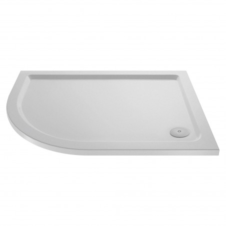 Slip Resistant Offset Quadrant Shower Tray LH 900 x 760mm