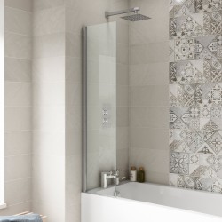Fixed Bath Screen 350mm x 1400mm - Insitu
