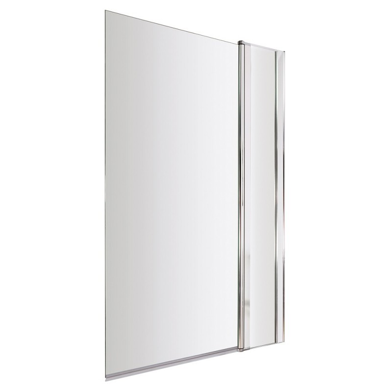 Square Bath Screen With Fixed Panel 1005mm x 1435mm