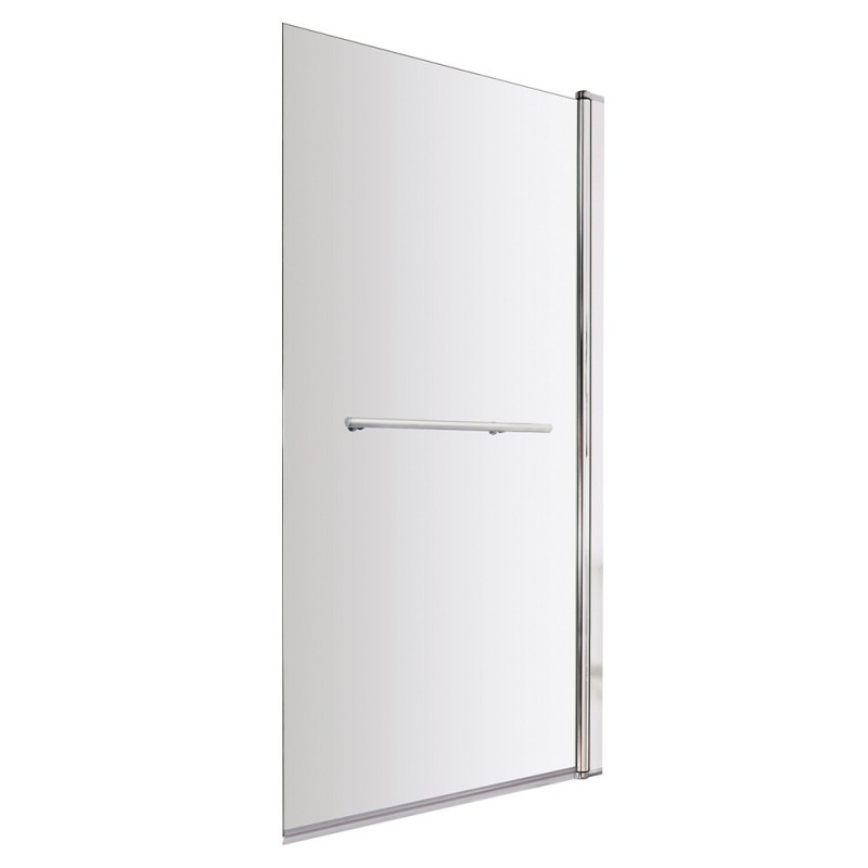 Square Bath Screen With Rail 790mm x 1435mm