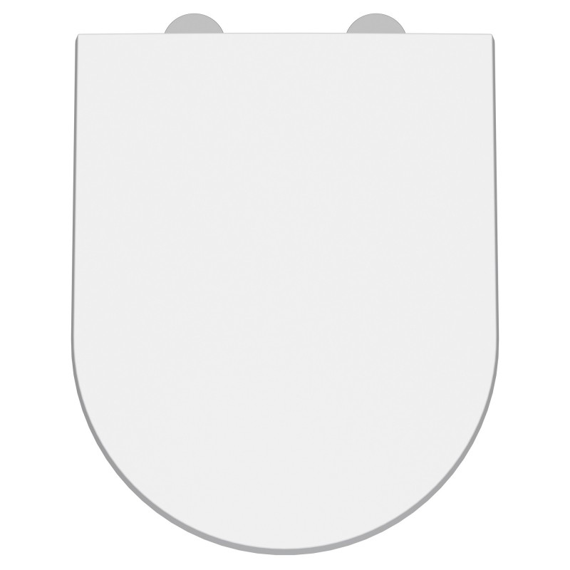 Luxury D Shaped Toilet Seat Square Edge