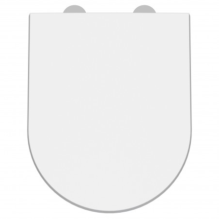 Luxury D Shaped Toilet Seat Square Edge