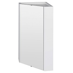 Mayford Corner Mounted Mirror Cabinet - Gloss White