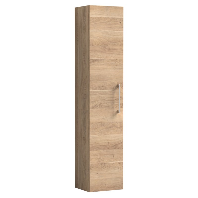 Arno 1433mm (h) x 300mm (w) x 235mm (d) Tall Unit (Single Door) - Bleached Oak Arno 1433mm (h) x 300mm (w) x 235mm (d) Tall Unit (Single Door) - Bleached Oak