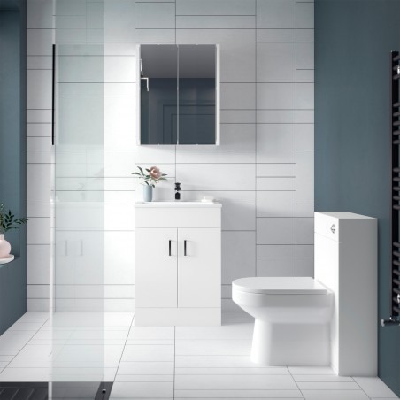 Eden 500mm WC Unit - Satin White