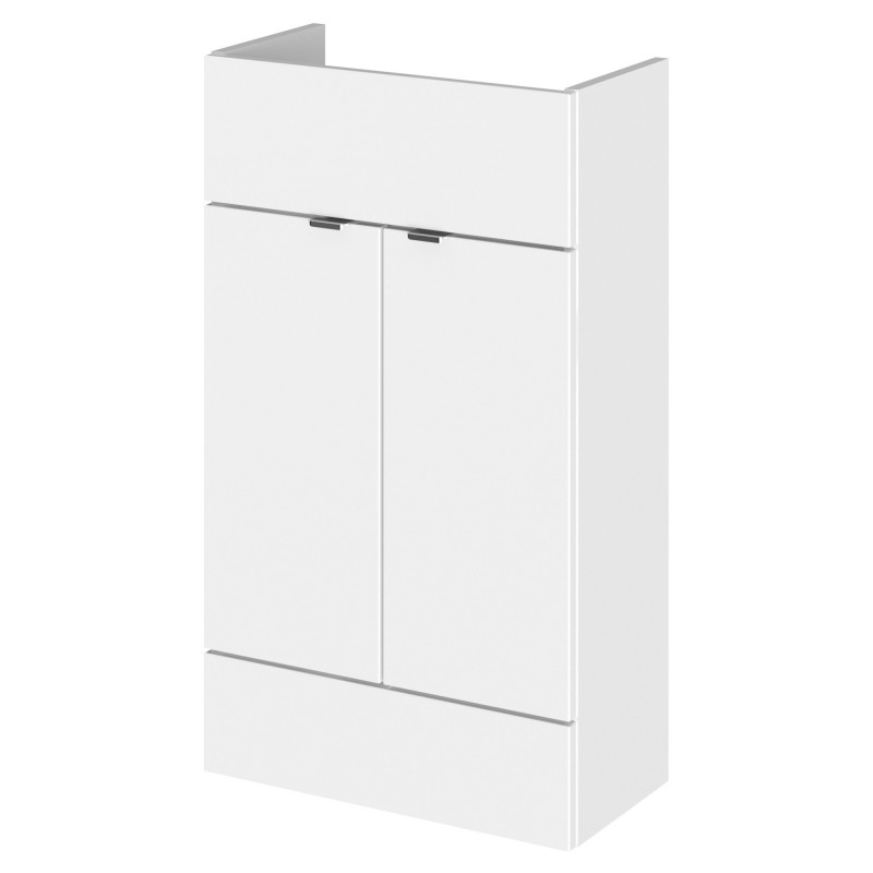 Fusion Fitted 500mm Slimline Vanity Unit - White Gloss