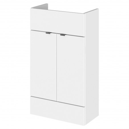Fusion Fitted 500mm Slimline Vanity Unit - White Gloss