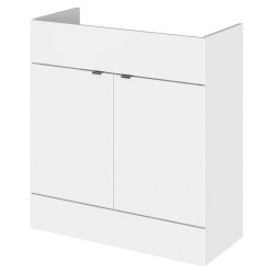 Fusion Fitted 800mm Vanity Unit - White Gloss