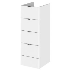 Fusion Fitted 300mm Drawer Unit - White Gloss
