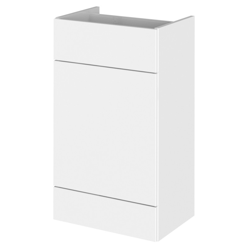 Fusion Fitted 500mm WC Unit - White Gloss