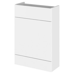 Fusion Fitted 600mm Slimline WC Unit - White Gloss