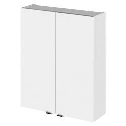 Fusion Fitted 500mm 2 Door Wall Unit - White Gloss