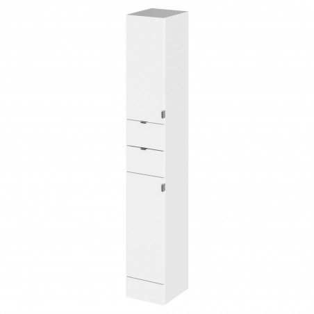 Fusion Fitted 300mm Tall Tower Unit - White Gloss