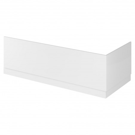 Gloss White 700mm Bath End Panel with Plinth