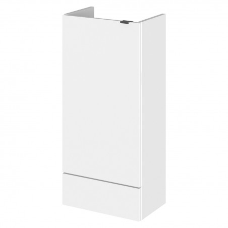 Fusion Fitted 400mm Slimline Base Unit - White Gloss