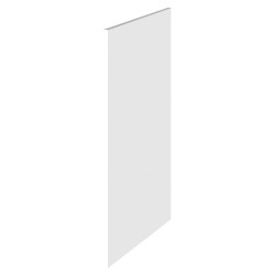 Fusion Fitted Decorative End or Filler Panel 370mm x 864mm - Gloss White