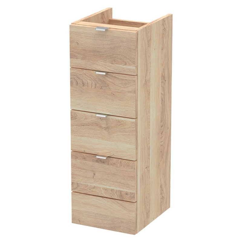 Fusion 300mm Drawer Lined Fitted Unit Unit - Bleached Oak Fusion 300mm Drawer Lined Fitted Unit Unit - Bleached Oak