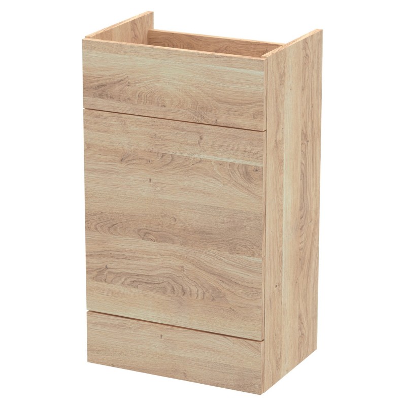 Fusion 500mm W.C. Unit Full Depth - Bleached Oak Fusion 500mm W.C. Unit Full Depth - Bleached Oak