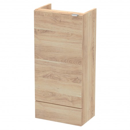 Fusion Slimline 400mm Base Unit - Bleached Oak