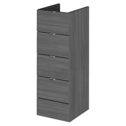 Fusion Fitted 300mm Drawer Unit - Anthracite Woodgrain