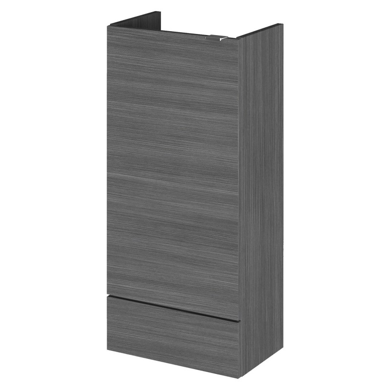 Fusion Fitted 400mm Slimline Base Unit - Anthracite Woodgrain