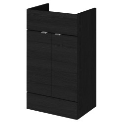 Fusion Fitted 500mm Vanity Unit - Charcoal Black
