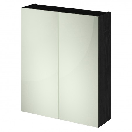 Athena 600mm Mirror Cabinet - Charcoal Black