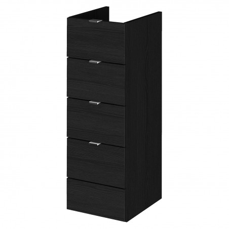 Fusion Fitted 300mm Drawer Unit - Charcoal Black