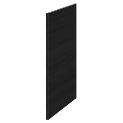 Fusion Fitted 370mm Decorative End Panel - Charcoal Black