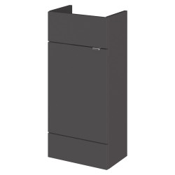 Fusion Fitted 400mm Slimline Vanity Unit - Gloss Grey