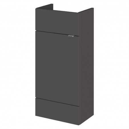 Fusion Fitted 400mm Slimline Vanity Unit - Gloss Grey